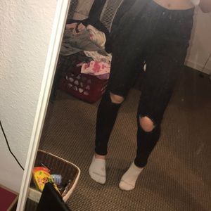 Levi black high rise jeans